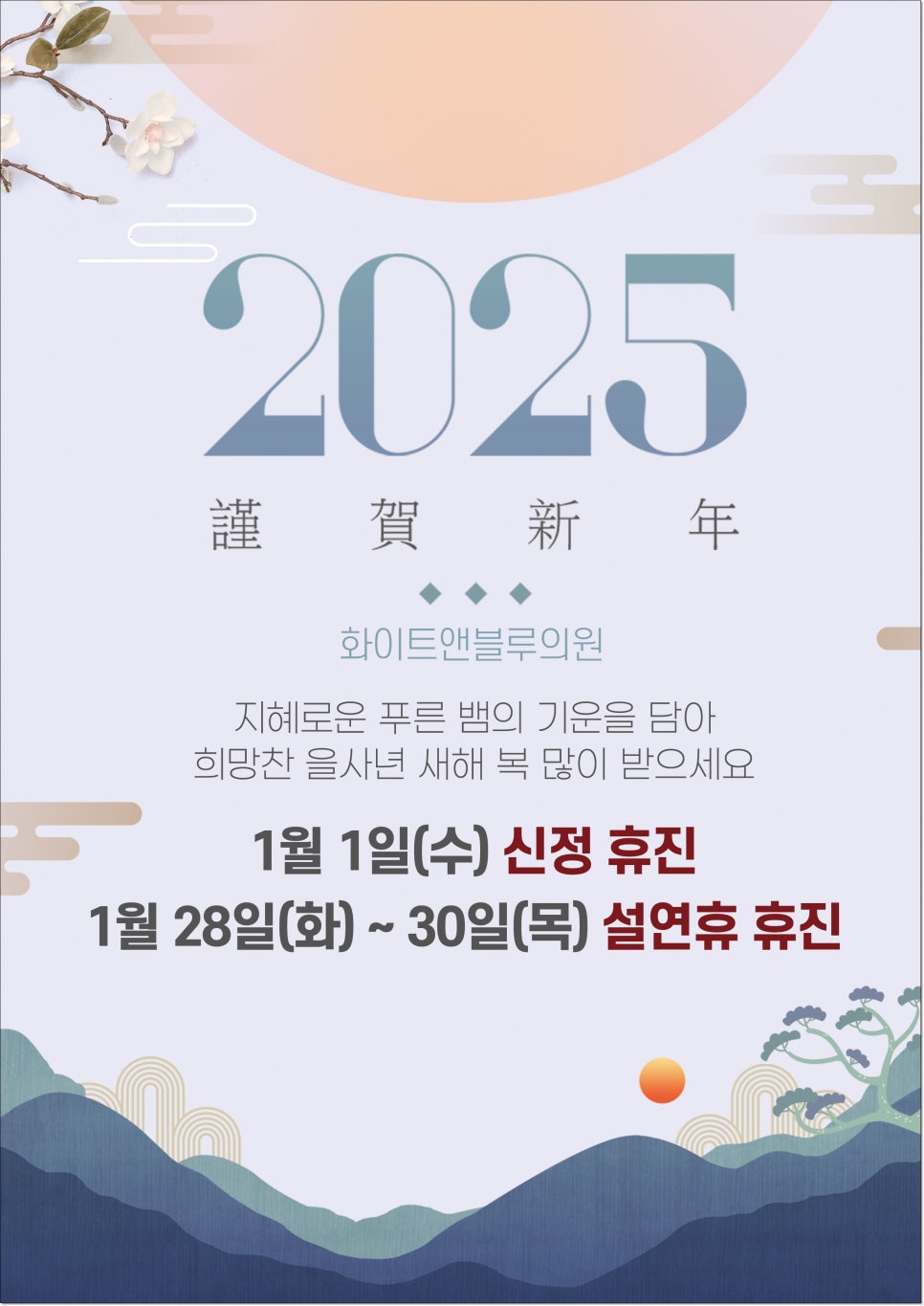 화이트앤블루의원 이미지