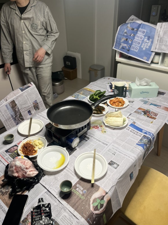 양푼 국물 닭갈비 이미지