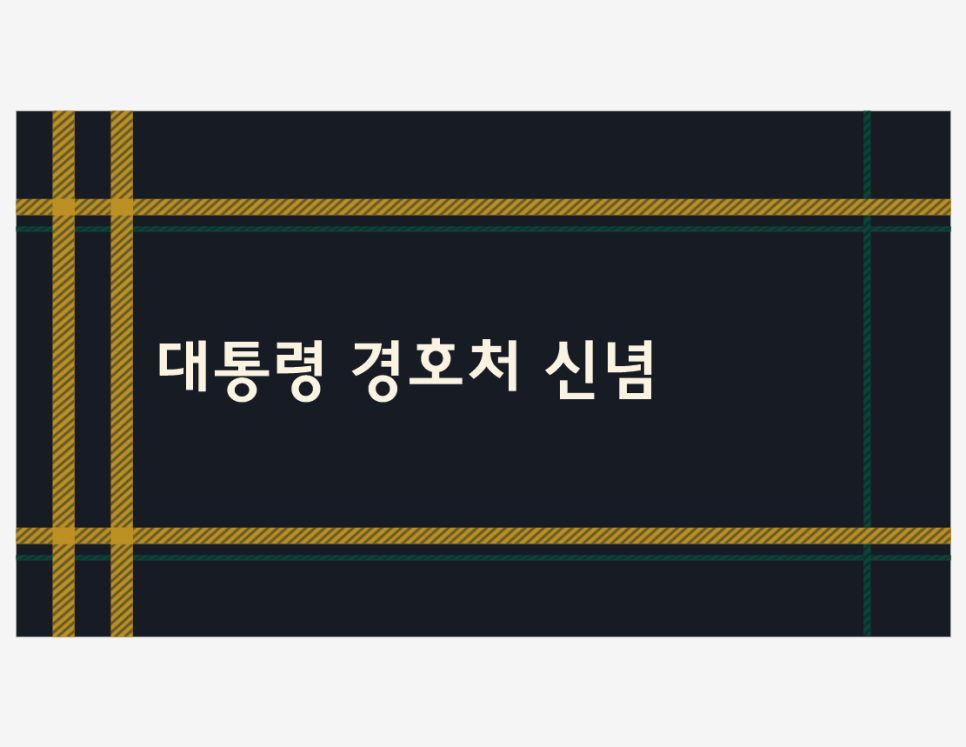 대한민국 안전경호처 이미지