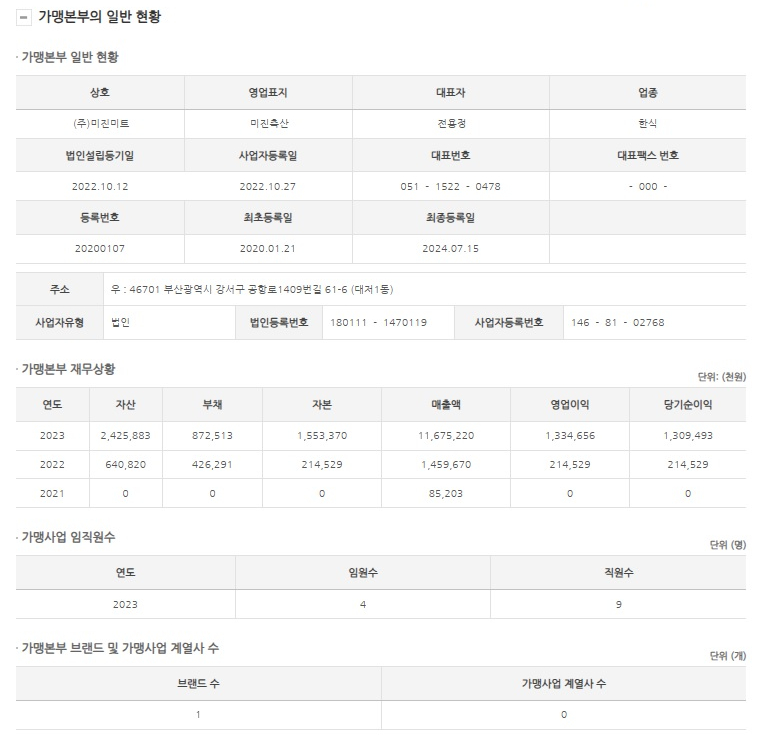 (주)미진미트 이미지