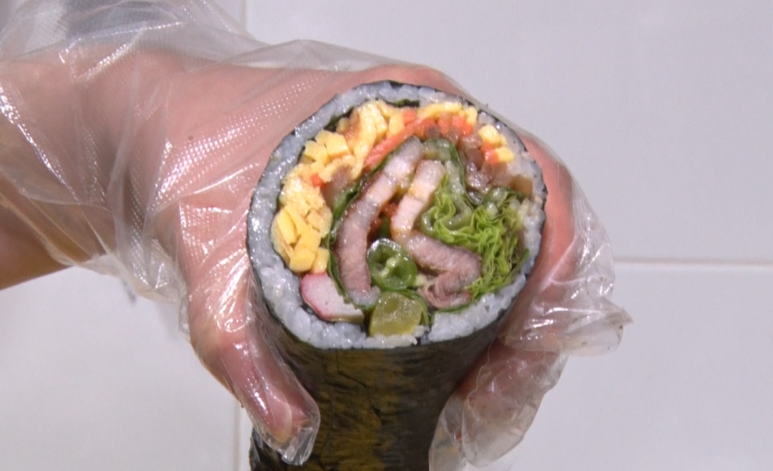 여기, 김밥 이미지