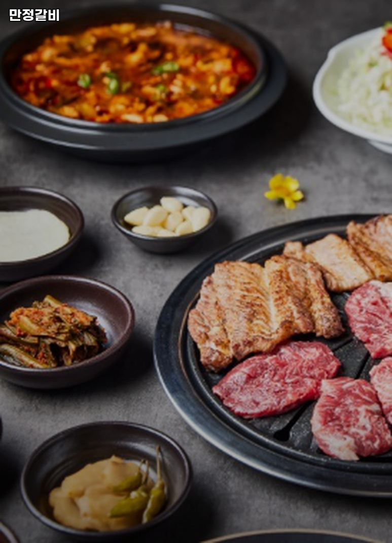만정 갈비 이미지