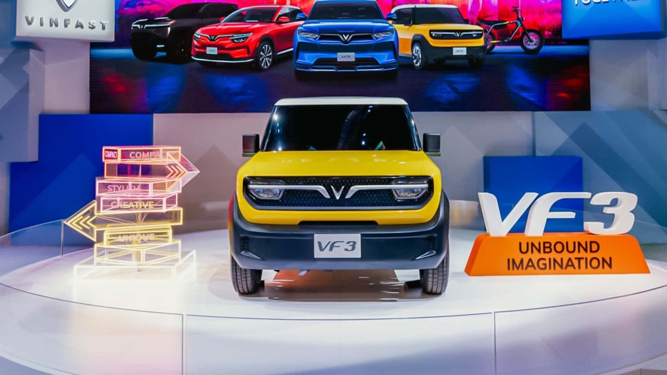 소형 전기 SUV 소개 베트남의 전기차 브랜드의  VinFast VF 3 이미지 3