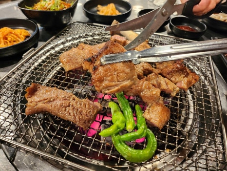 숯불고기 이미지