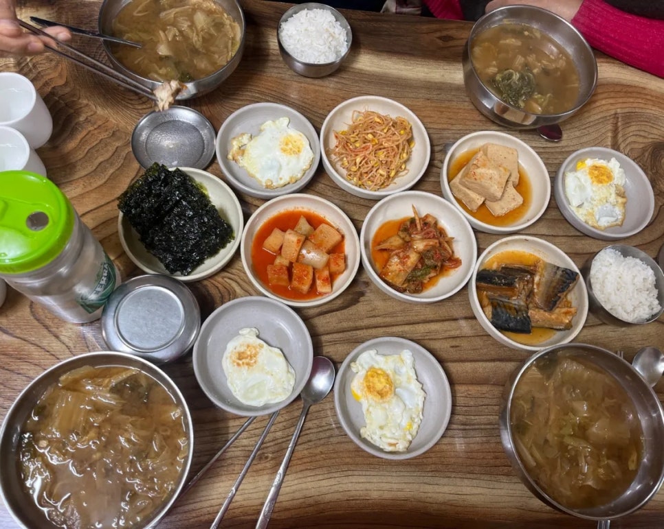 시골배추국 이미지