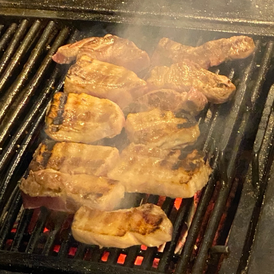 참숯돌판구이 이미지