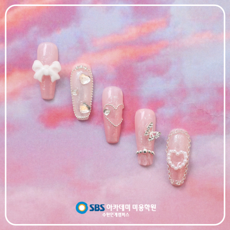 핑크네일 이미지