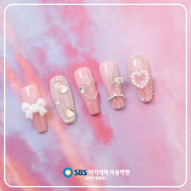 핑크네일 이미지