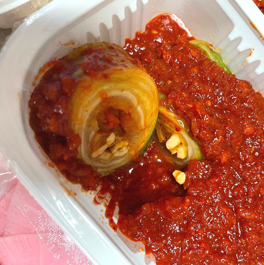 항아리보쌈돌돌이김치 이미지