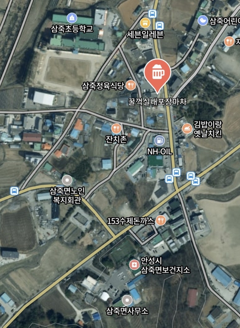 꿀꺽 실내 포장마차 이미지
