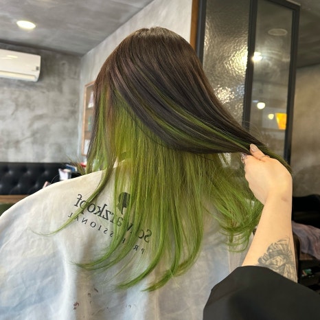 머리카락헤어샾 이미지