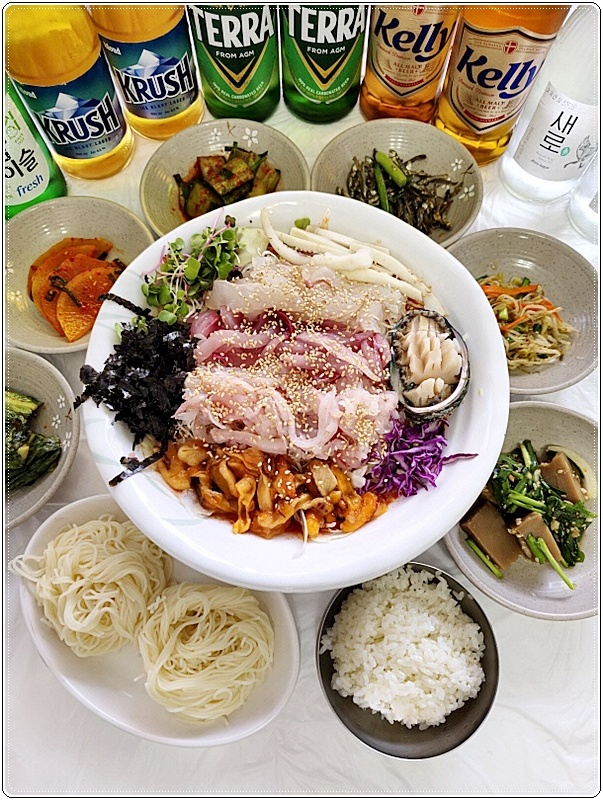 명품 세꼬시 물회 이미지
