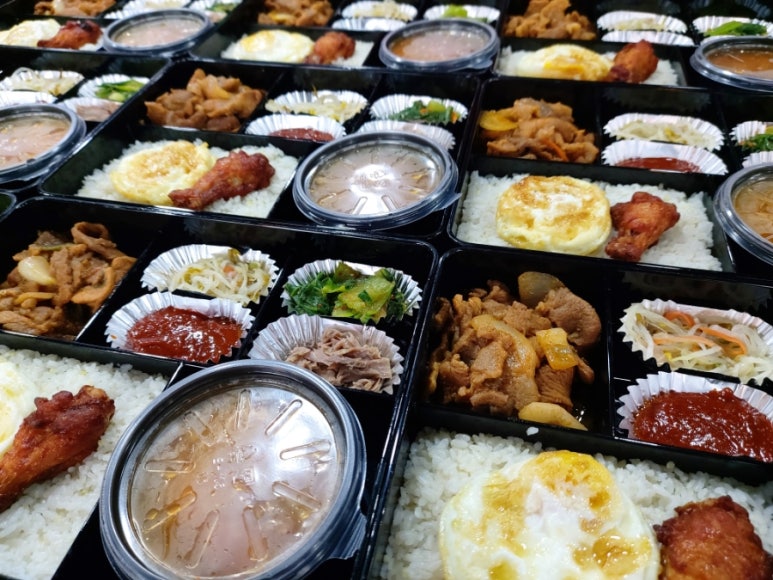 고급도시락백반 이미지