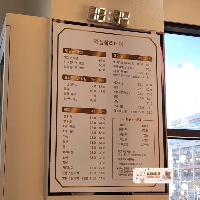 왁싱할리데이 이미지