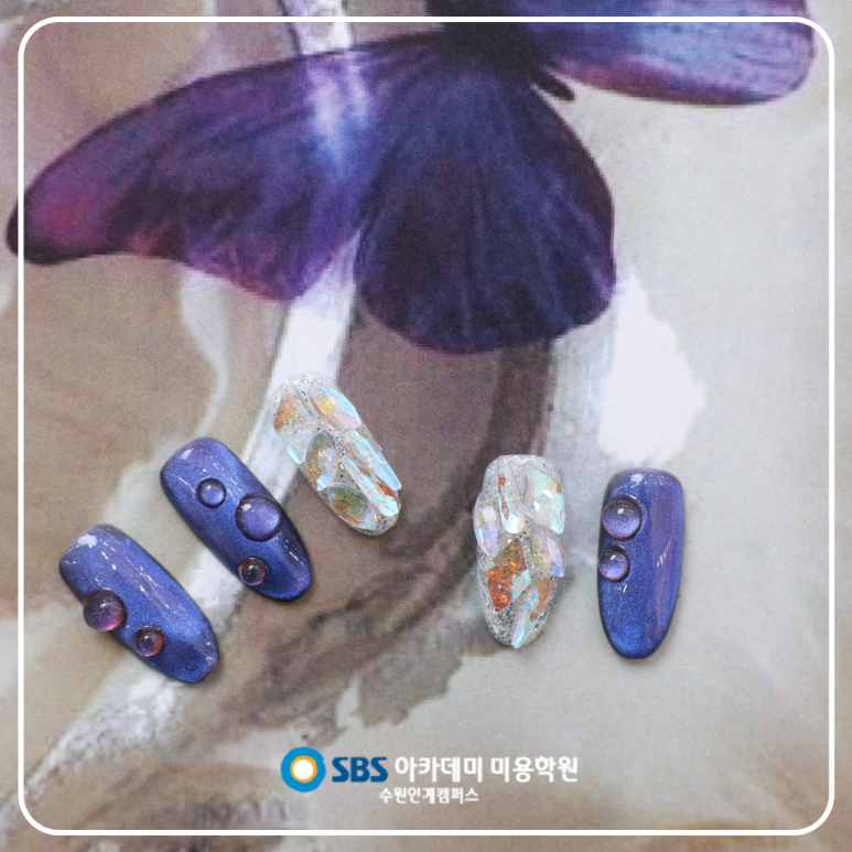 보라빛네일 이미지