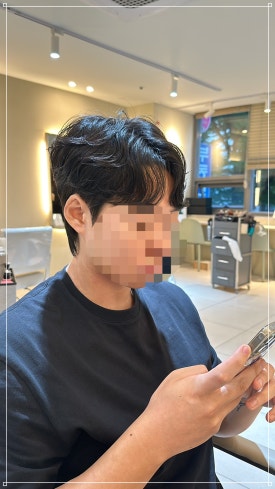 뽀글헤어 이미지