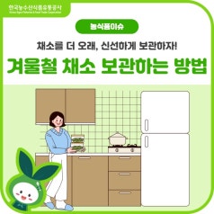 상하기 쉬운 채소!🥦겨울철 신선하게 보관하는 방법(배추, 무, 대파, 브로콜리) 바로가기
