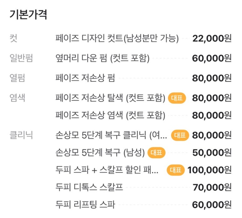 페이즈헤어 이미지
