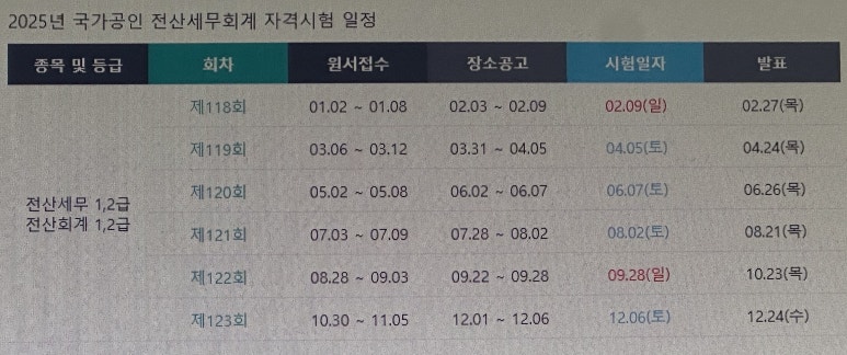 세무회계수 이미지
