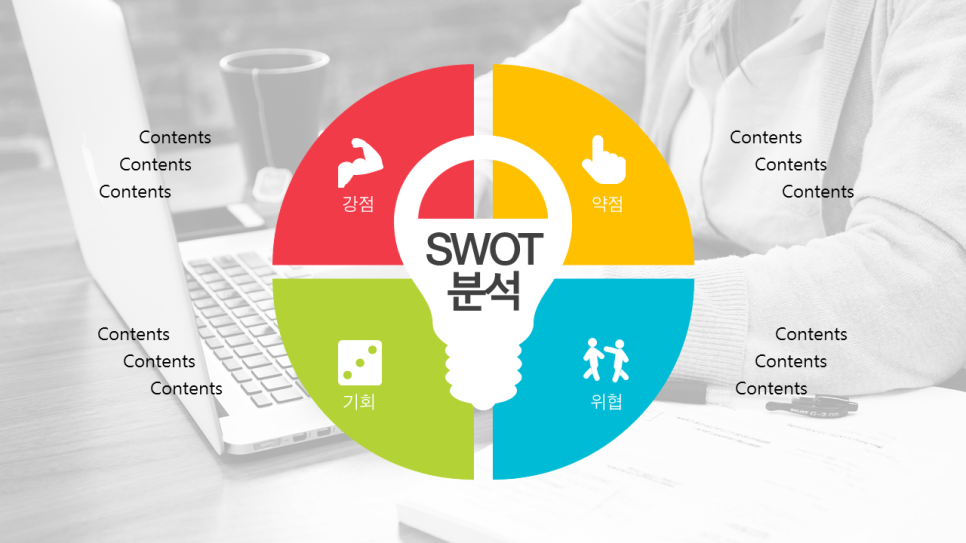 [PPT잘만드는법] 자기소개 SWOT PPT디자인 : 네이버 블로그
