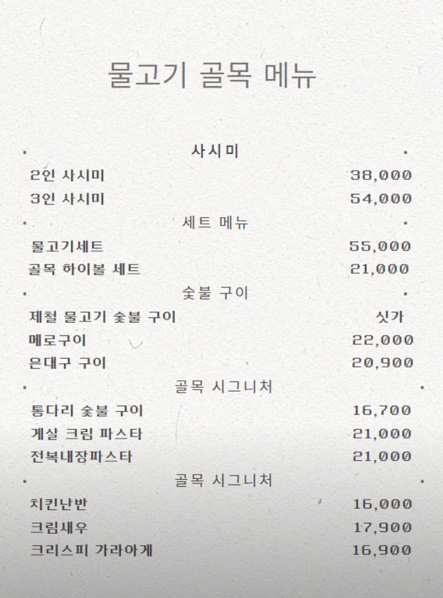 물고기골목 이미지