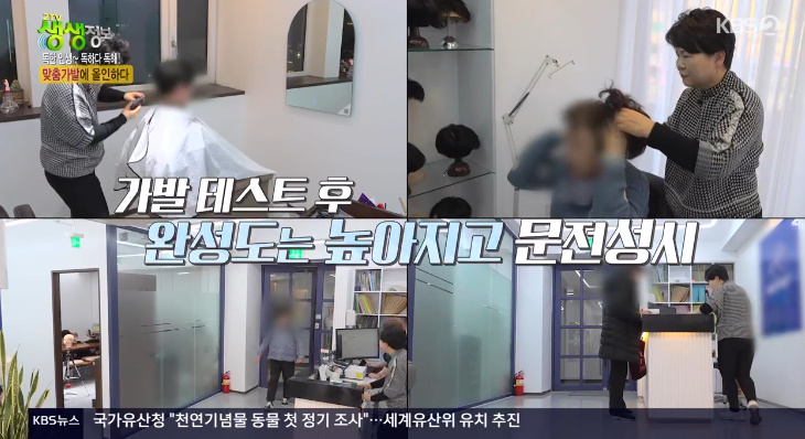 휴먼가발 이미지