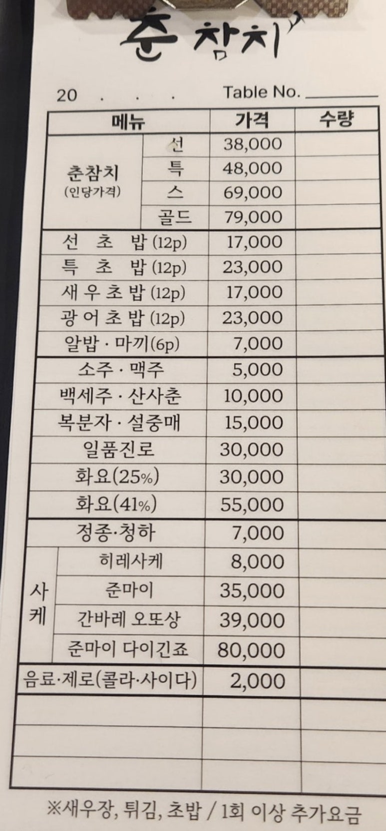 춘참치 이미지
