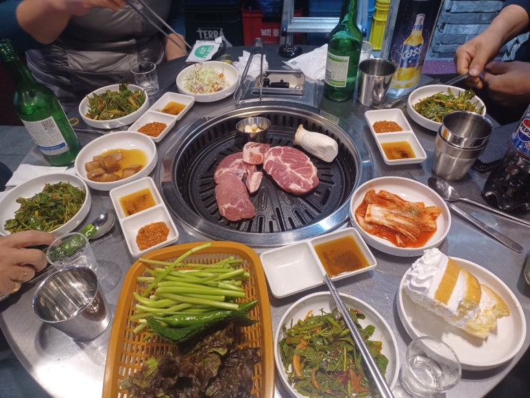 미나리생삼겹 이미지