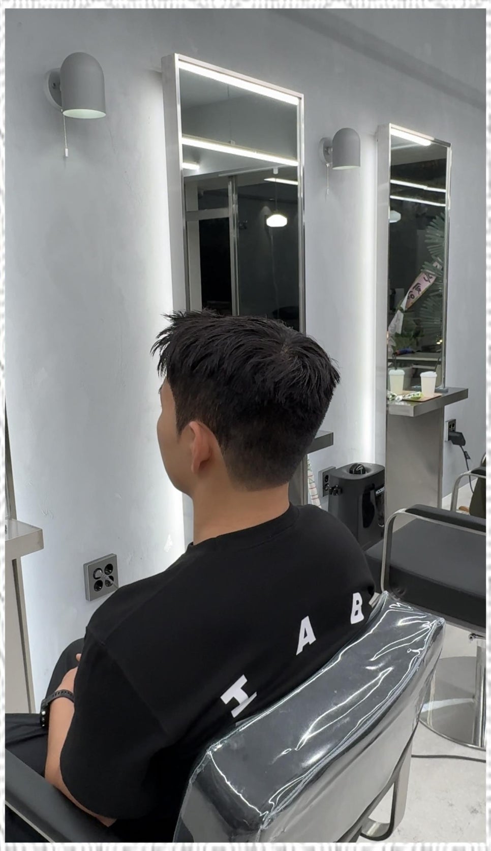 남성미용실 이미지