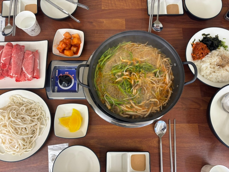 백세면가 샤브 칼국수 이미지