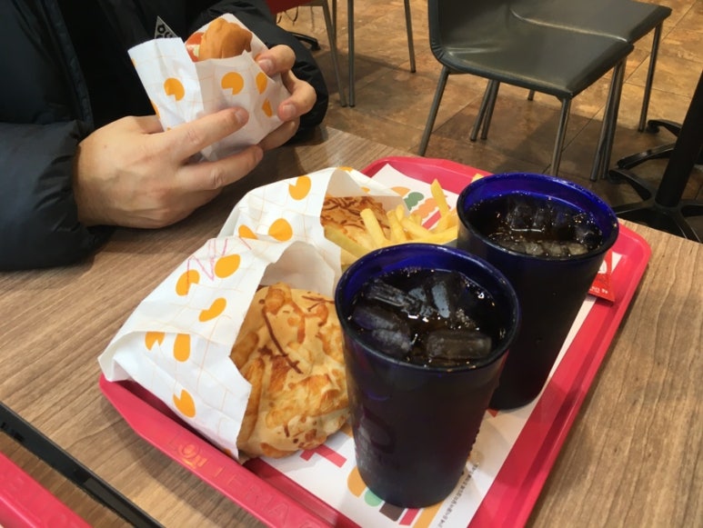 롯데리아 보문점 이미지