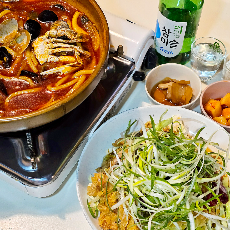 요리하는 경더기 이미지