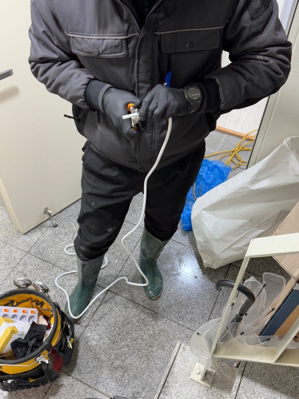 하수구막힘싱크대변기막힘역류뚫는곳누수탐지 이미지