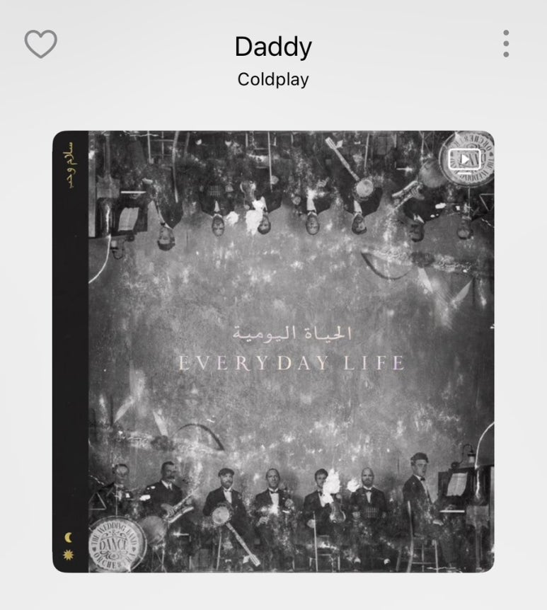 오늘의 노래, Coldplay - Daddy/ MV 듣기 가사 해석 포함 : 네이버 블로그
