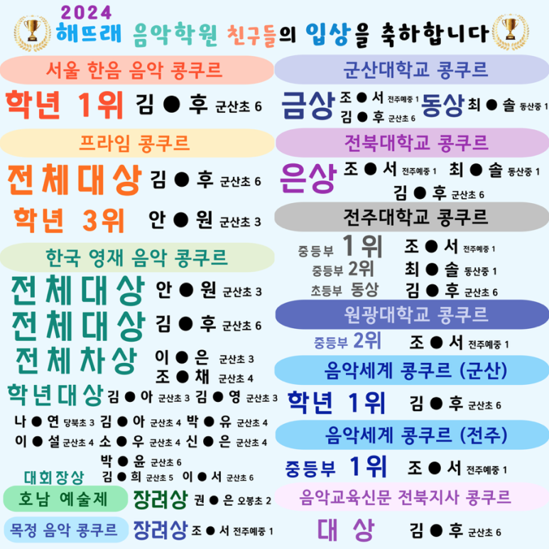 해뜨래음악학원 이미지