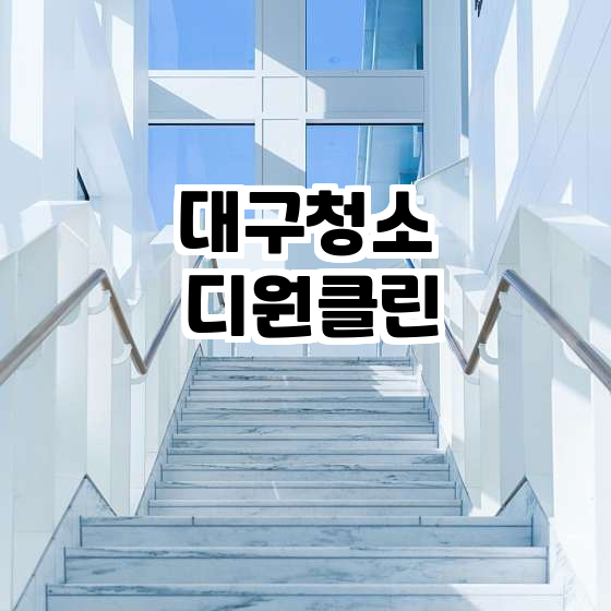 디원클린 이미지
