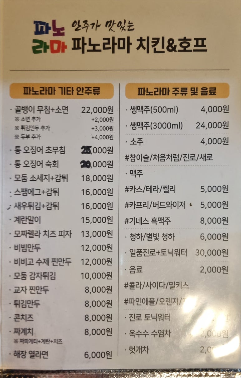 파노라마치킨 이미지
