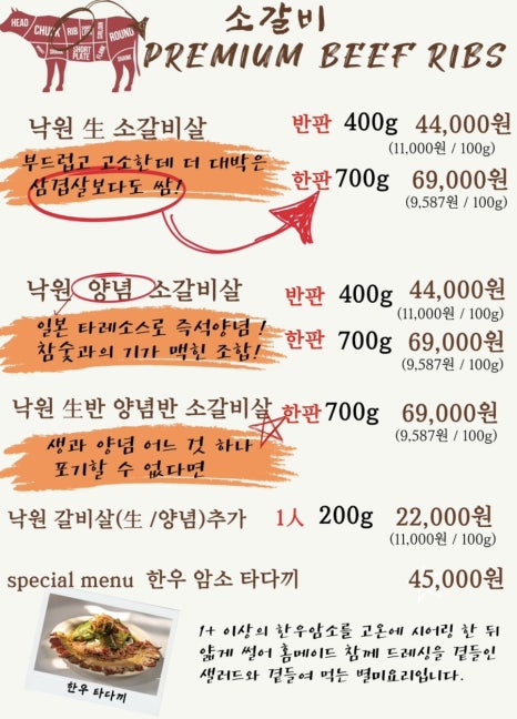 낙원갈비집 유성점 이미지