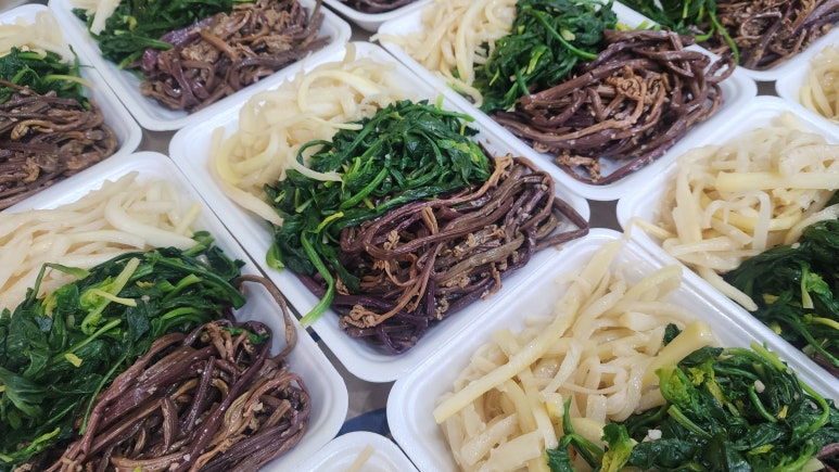 시장반찬 이미지