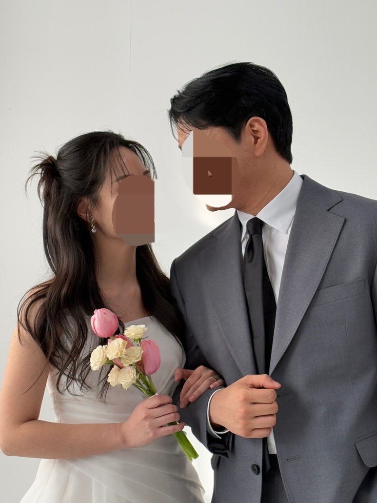가시번 반묶음으로 촬영한 커플컷