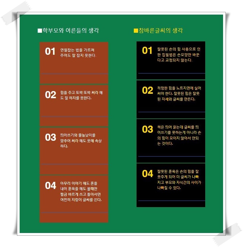 글씨교정 이미지
