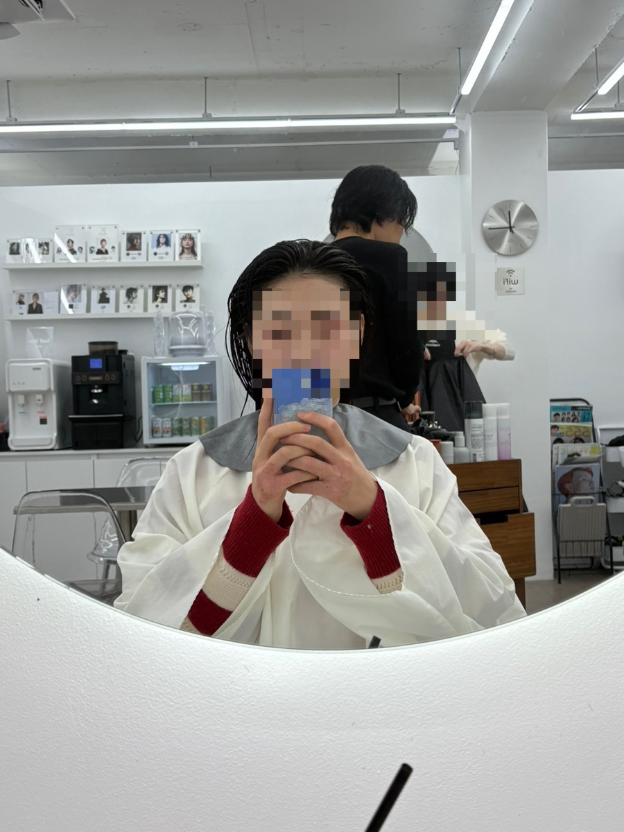 염색커트 이미지