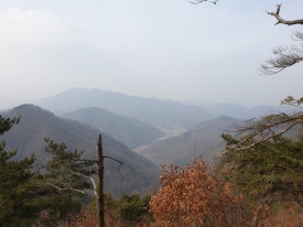 괴산호 전망 이미지