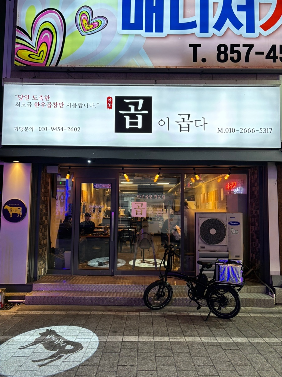 곱이곱다 안동점 이미지