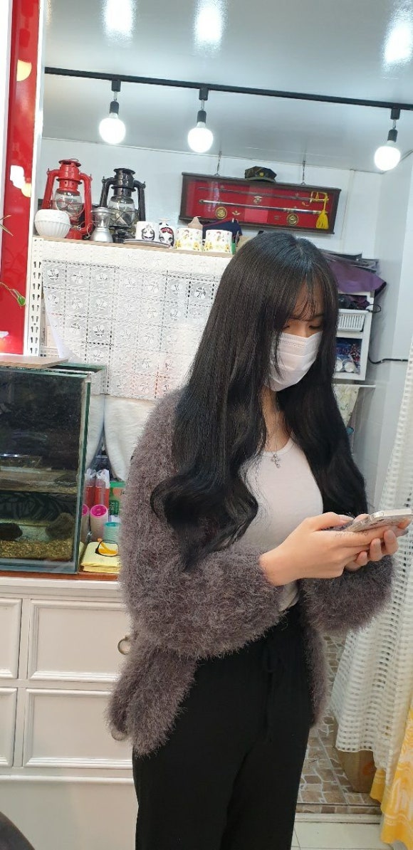 붙임머리 이미지