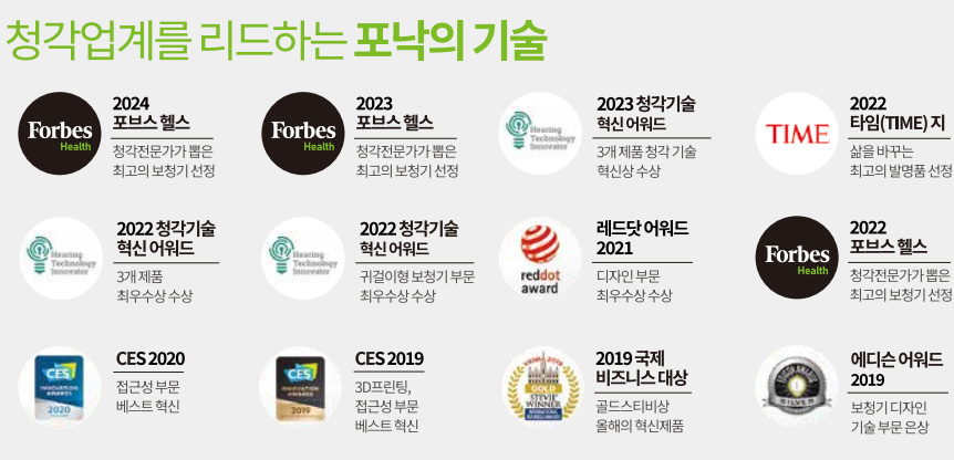 2025년 장애인 보장구 보청기 급여비 가격표(Price List) - 2. 포낙(Phonak) — 원문 이미지 2
