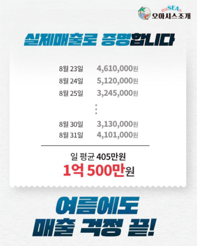 오아시스조개 이미지