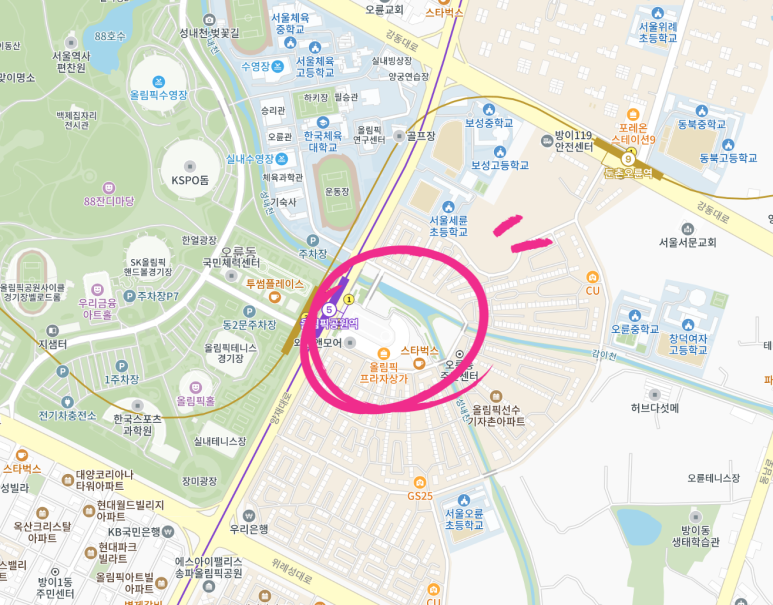 올림픽프라자상가 이미지