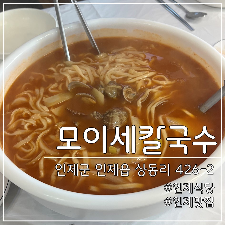 모이세칼국수 이미지