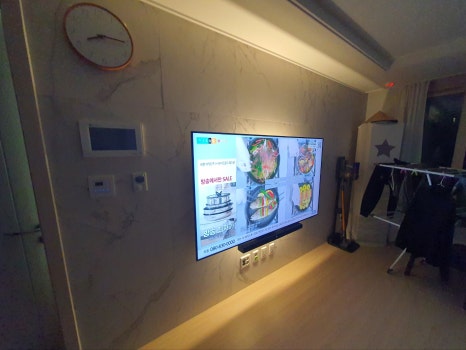 양산벽걸이티비설치강철뭉치TV 이미지